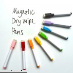 8 colour set magnetic white board marker pens dry erase eraser easy wipe  B01IQIZBTM
